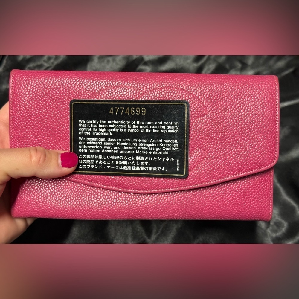 Chanel timeless double flap pink wallet - Picture 16 of 17